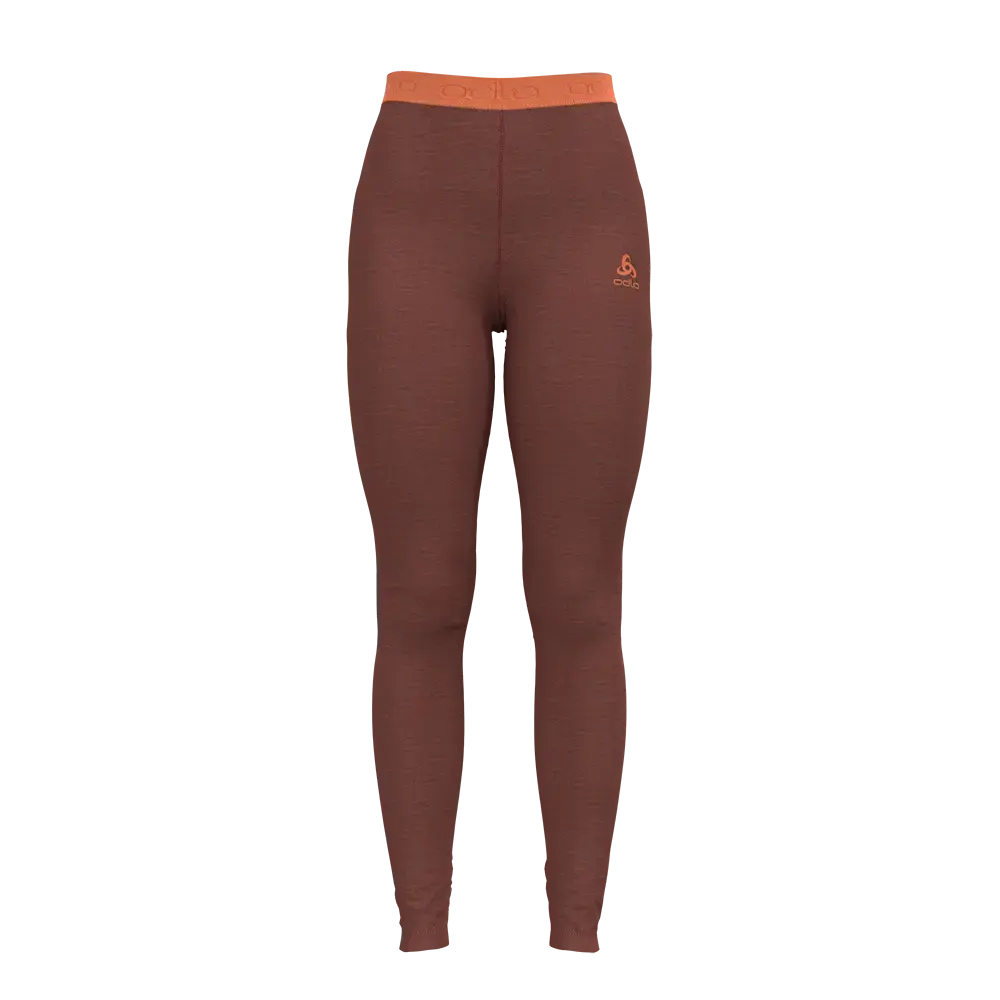 Odlo Natural Perform PW 150 BL Thermobroek Lang Donkerrood Dames