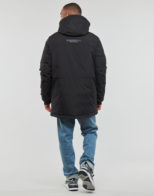 Superdry - CITY PADDED PARKA JACKET - Noir