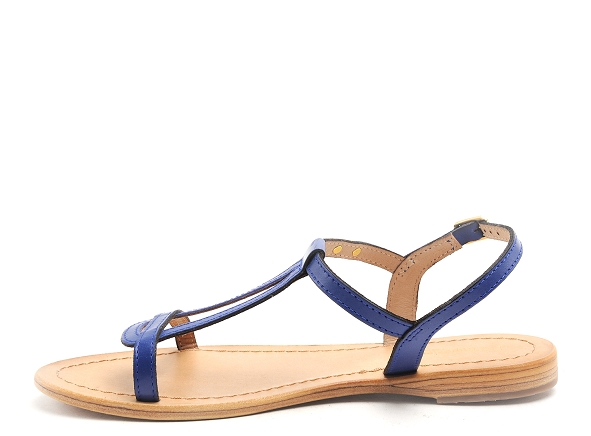 Les tropeziennes nu pieds plats femme hamess f bleu