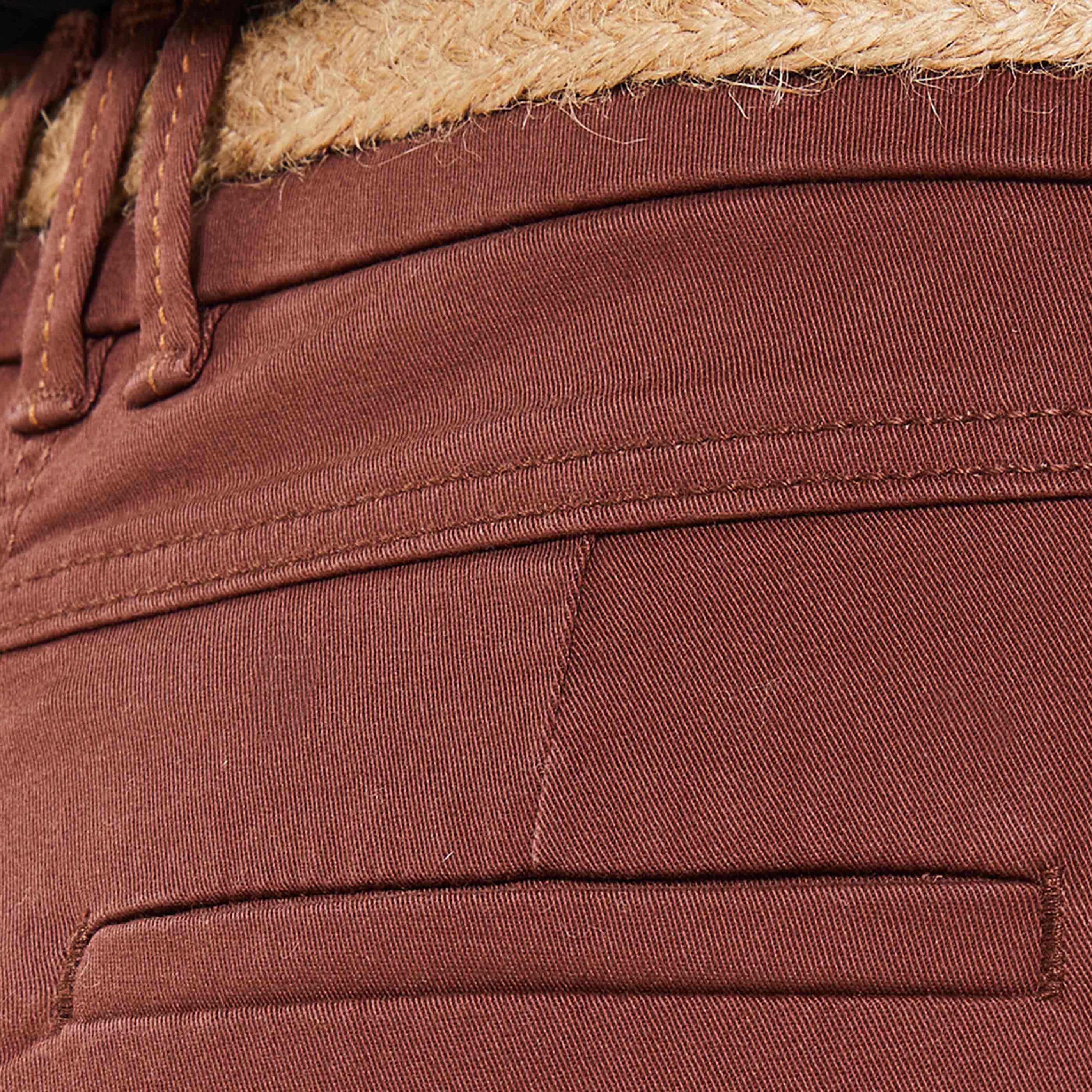 Pantalon chino femme - MARRON