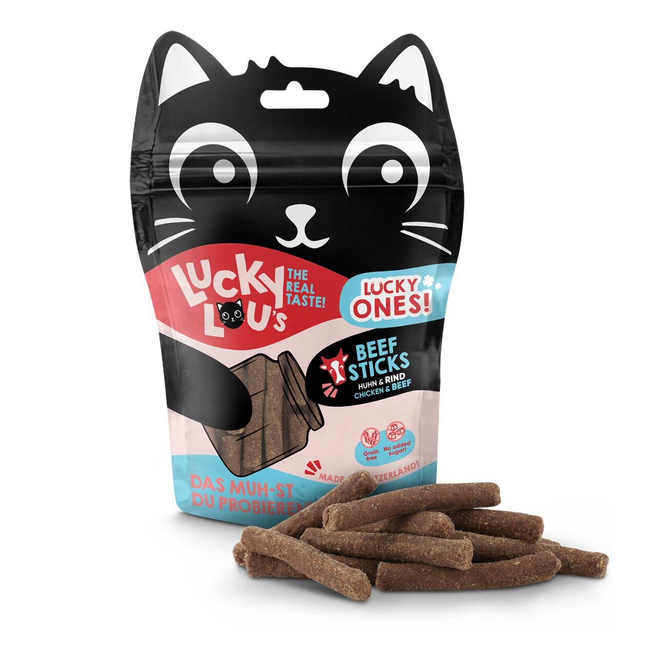 Lucky Lou Lucky Ones Sticks 8x50 g Huhn und Rind