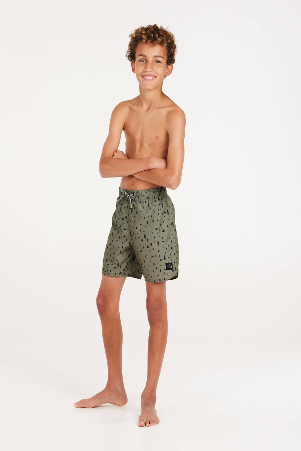 zwemshort PRTSAUL JR groen