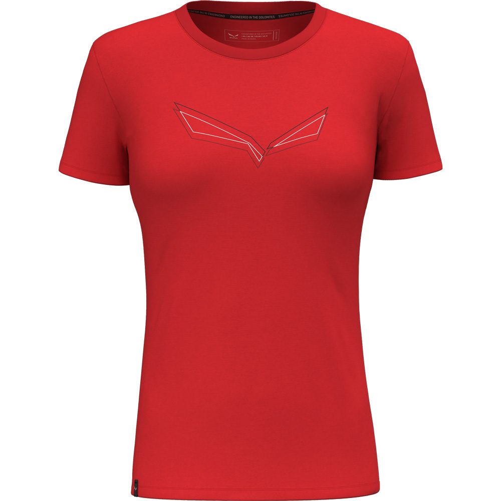 SALEWA Pure Eagle Frame Dry T-Shirt Damen flame melange