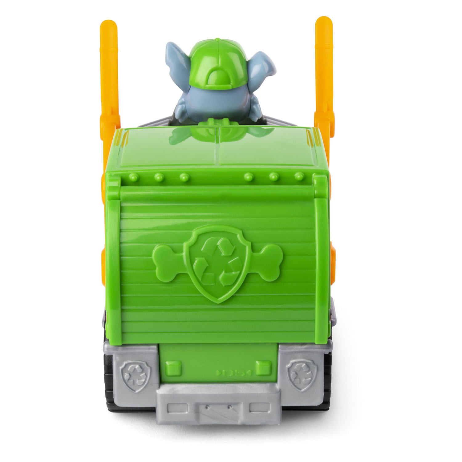 PAW Patrol Voertuig met Speelfiguur - Rockey's Recycle Truck