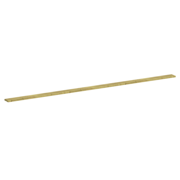 Tuinplank grenen hout ruw 240 x 1,9 x 9,8 cm