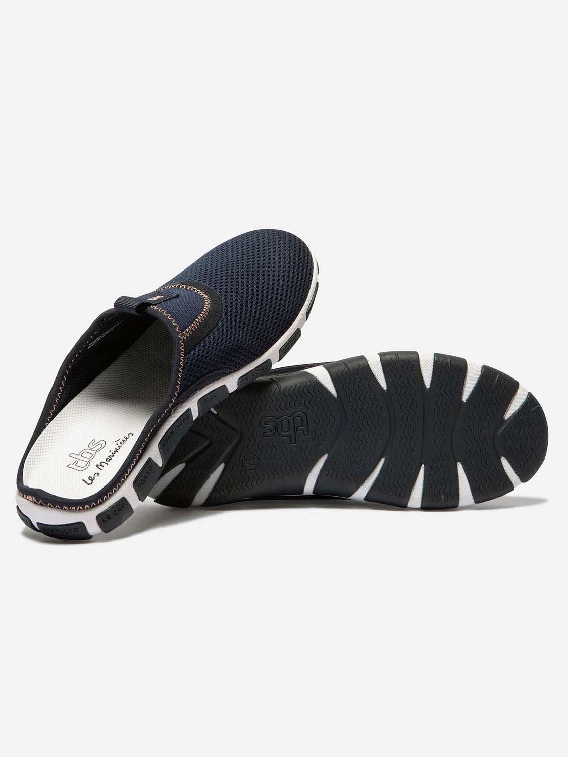 Mule Femme Dessus Mesh Marine