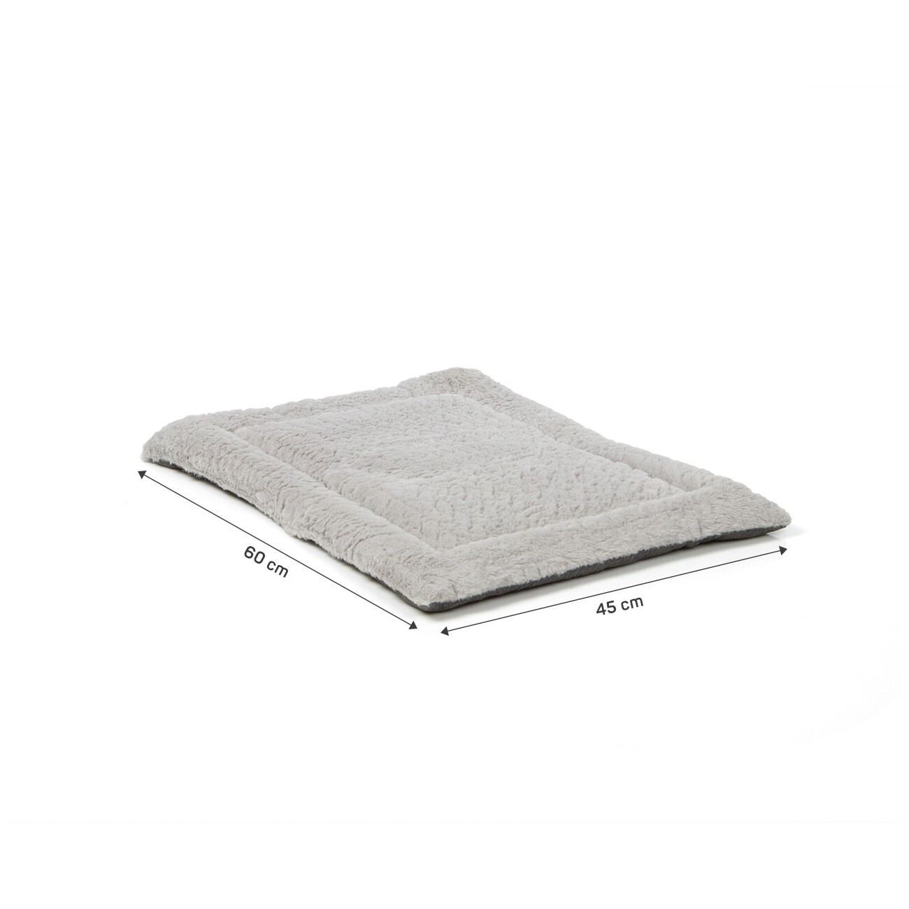Wallace & Jones gepolsterte Wendedecke Bristol grau S