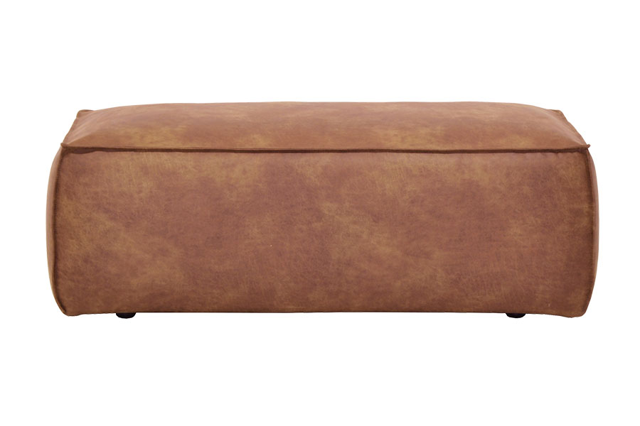 Westin pall I Colorado Cognac (70% hud og 30% polyester) med sorte ben