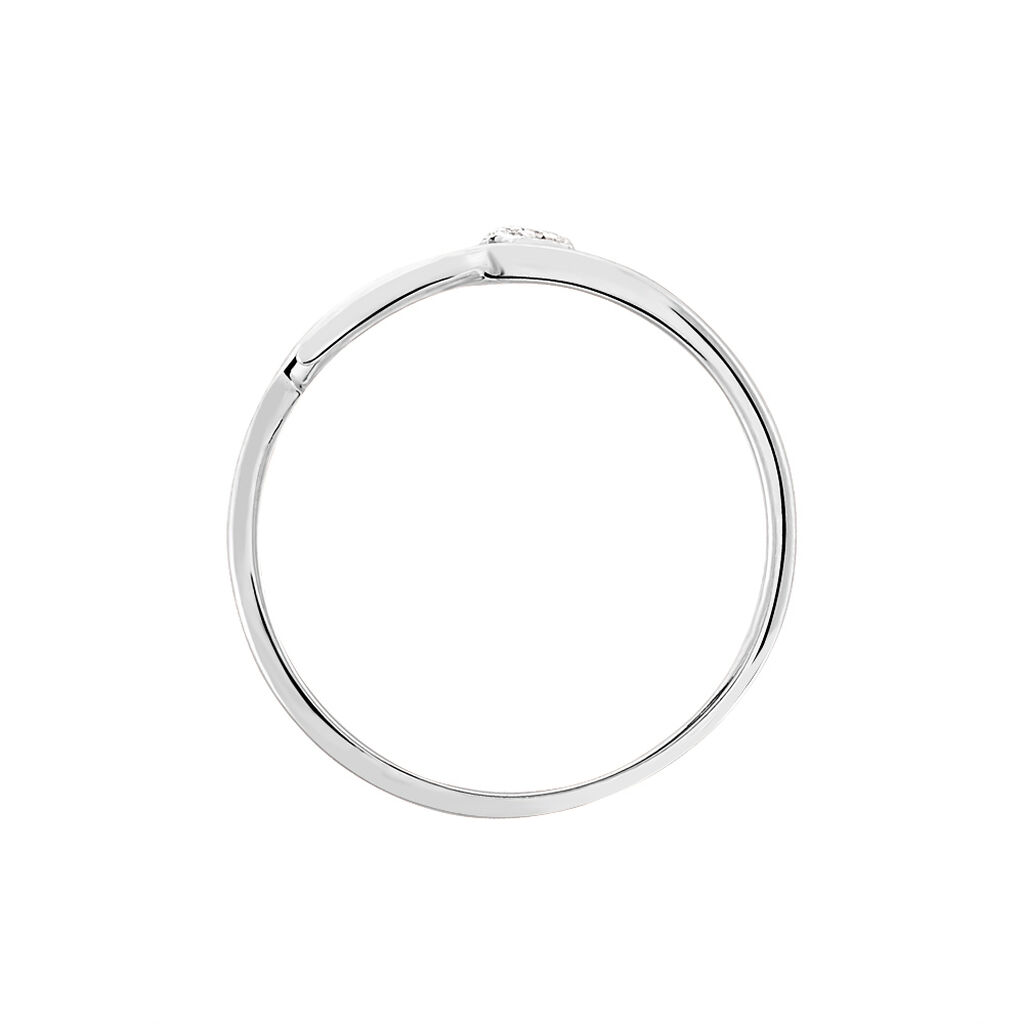 Bague Fleche Or Blanc Diamant