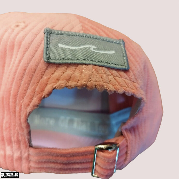 Klitmøller Rig Wear Dad Corduroy Wave Kasket Pink