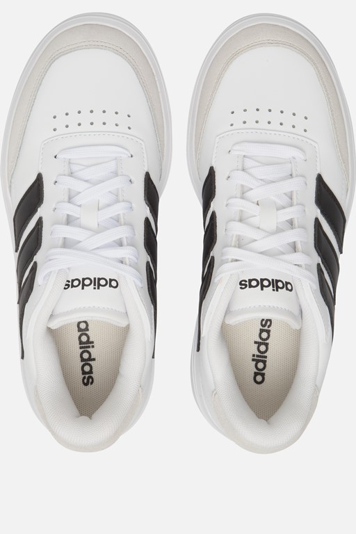 Adidas Courtblock Sneakers wit Imitatieleer