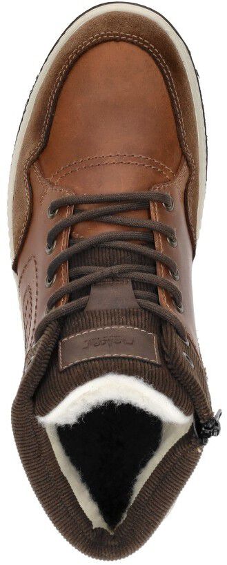 Rieker Veterschoenen Hoog cognac