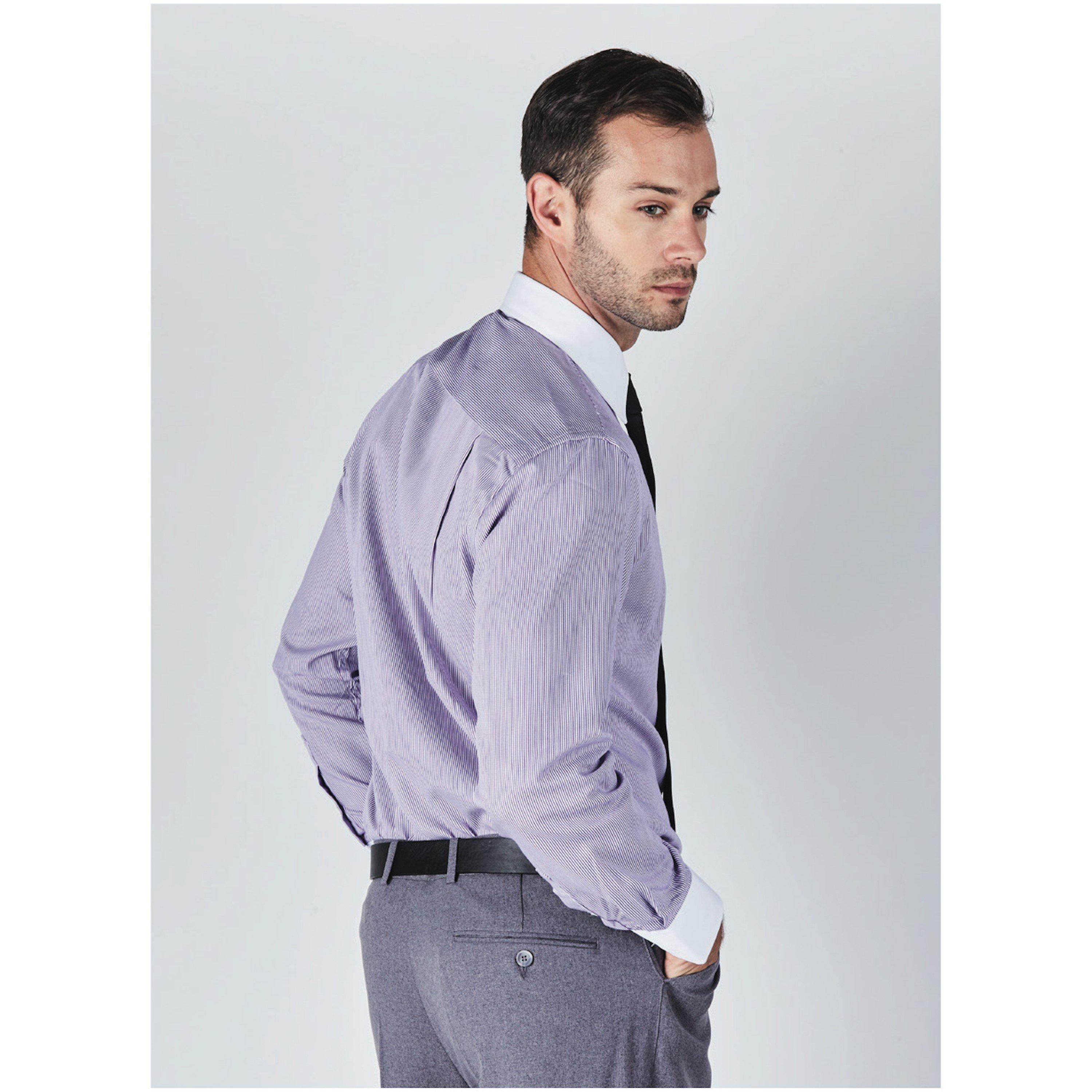 Harvey and Jones Formal Striped Shirt Mens