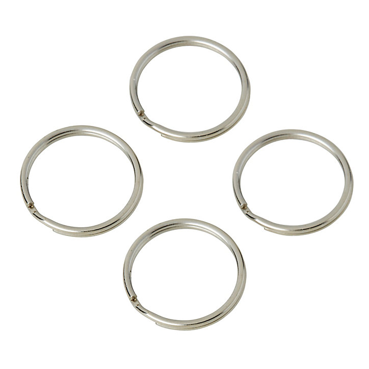 Lot de 4 anneaux brisés ø22 mm