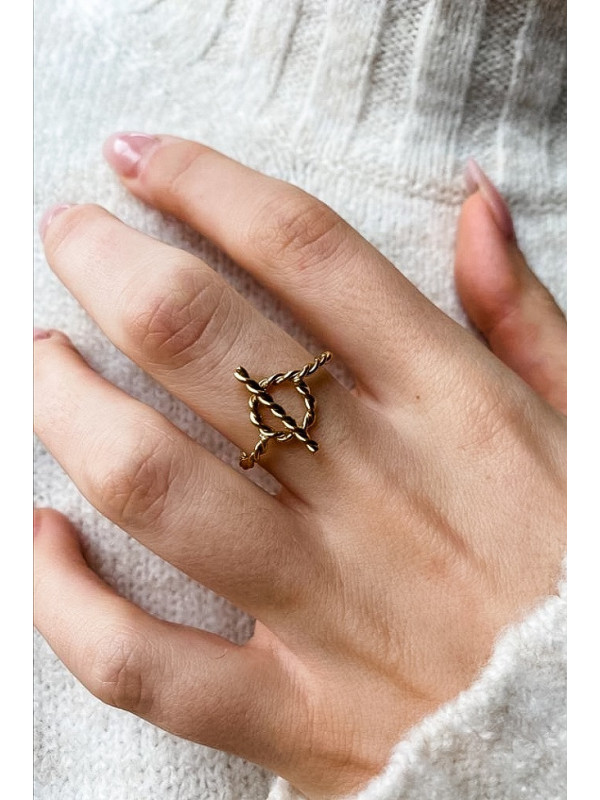 Bague Dorée Alix - Mile Mila