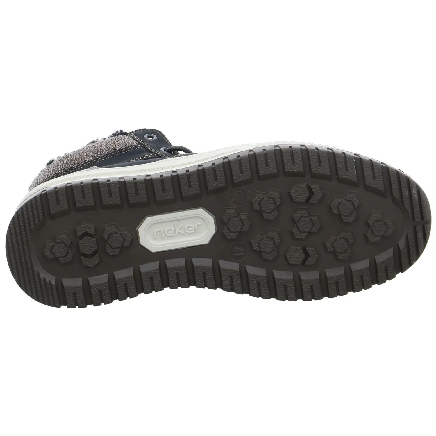 RIEKER Winter-Boots Schwarz Lederimitat