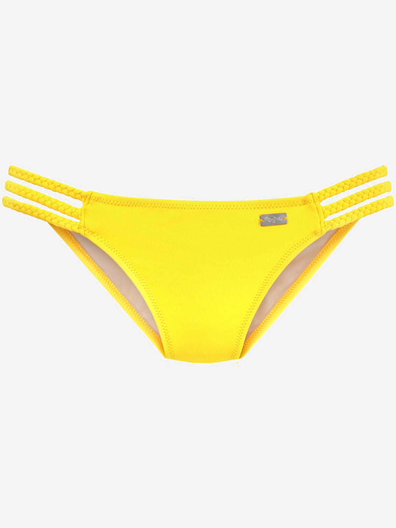 Bas de maillot de bain trois rubans tressés sur le côté
