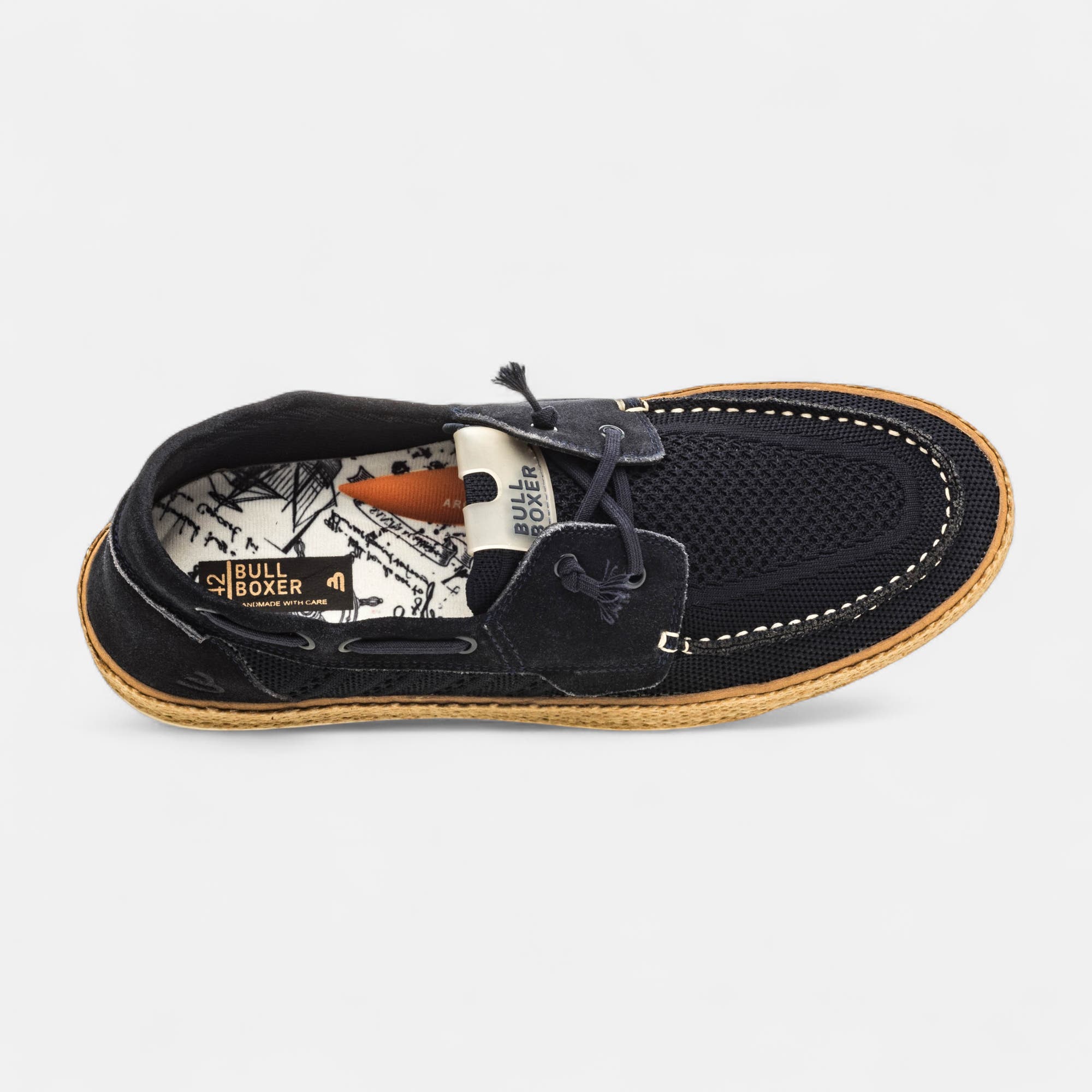 Chaussures bateau Homme bleu marine