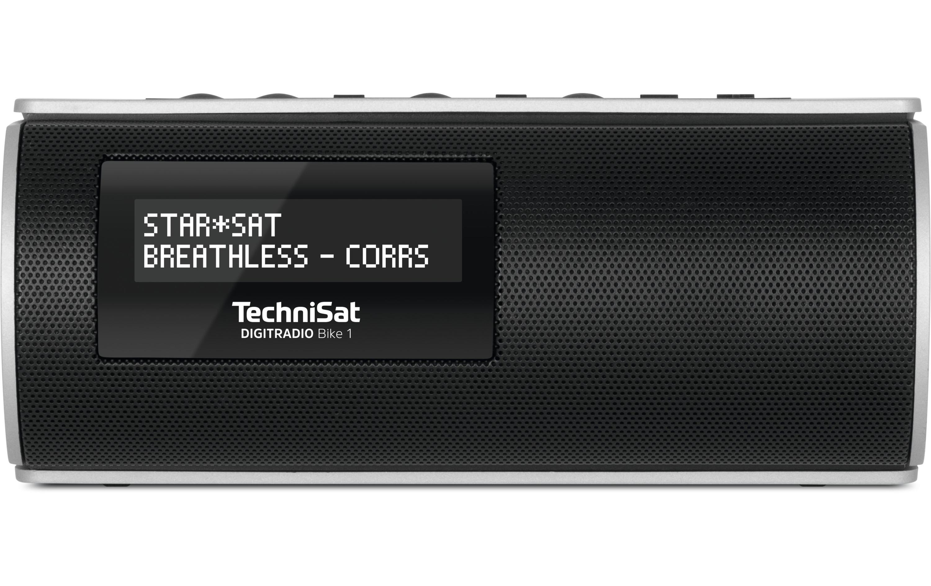 DigitRadio Bike 1 Schwarz<br>Mobiles DAB+/UKW-Radio für Fahrräder, mit Akku und Musikstreaming