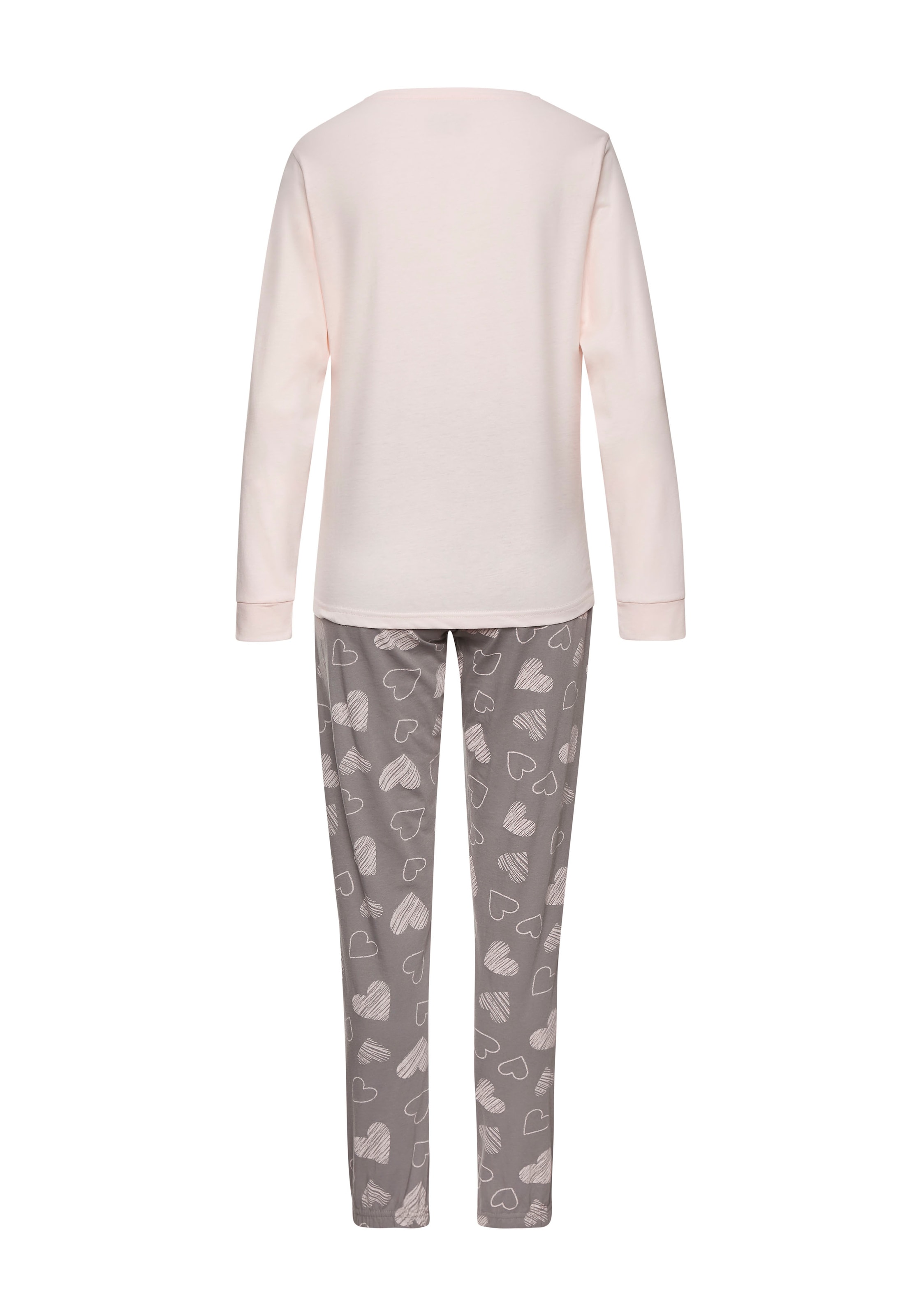 Vivance Dreams Pyjama , mit Herz-Print