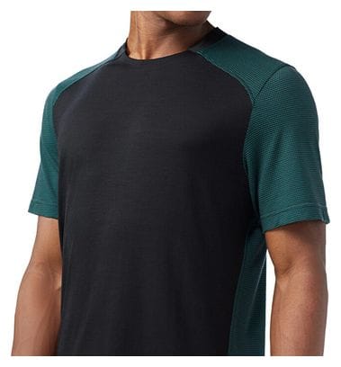 T-Shirt Technique Homme Smartwool Active Mesh Vert/Noir