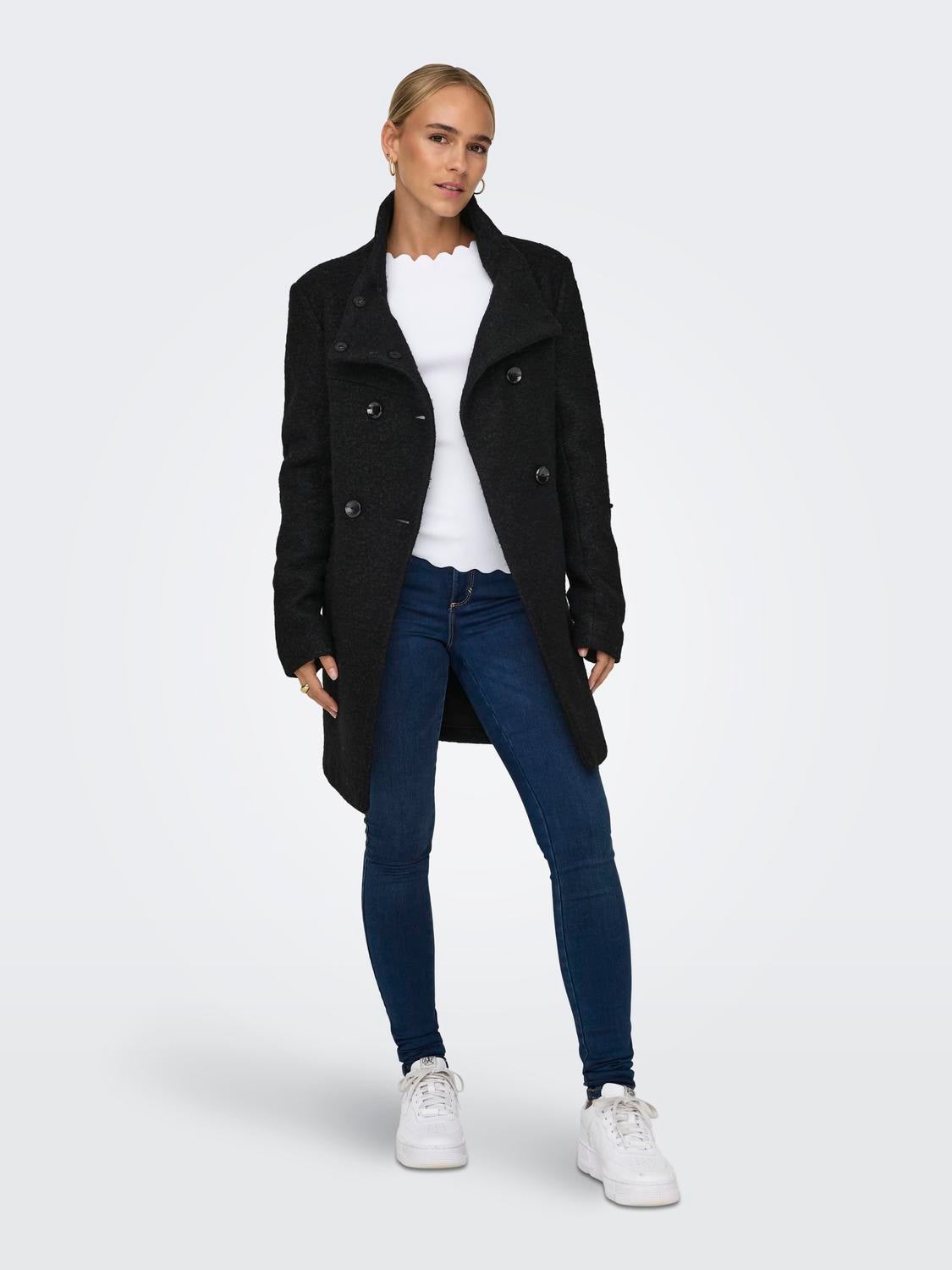 ONLNEWSOPHIA Mantel Black