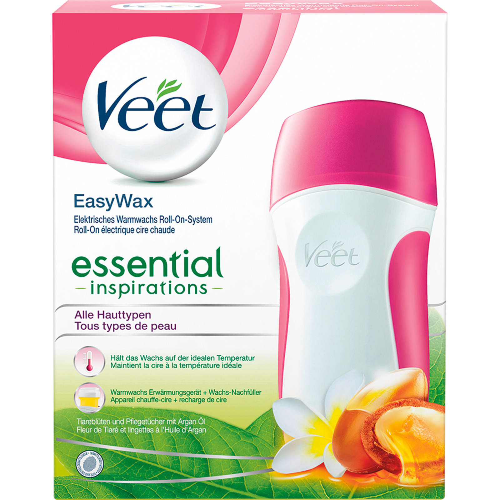 Veet EasyWax elektrischer Roll-On Starter Kit