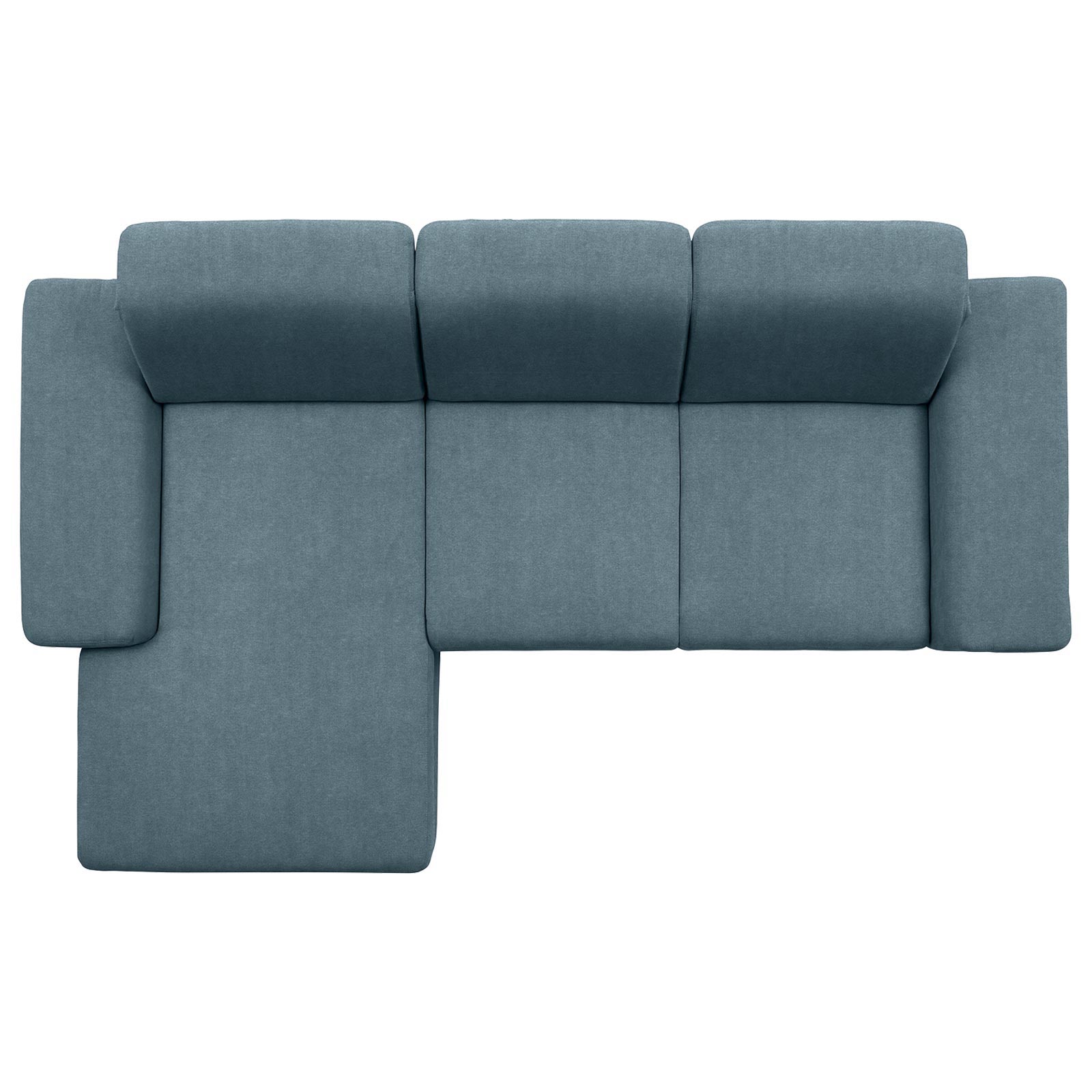 polsterpower Boxspringsofa - Belle ice - Basismodell - Recamiere rechts