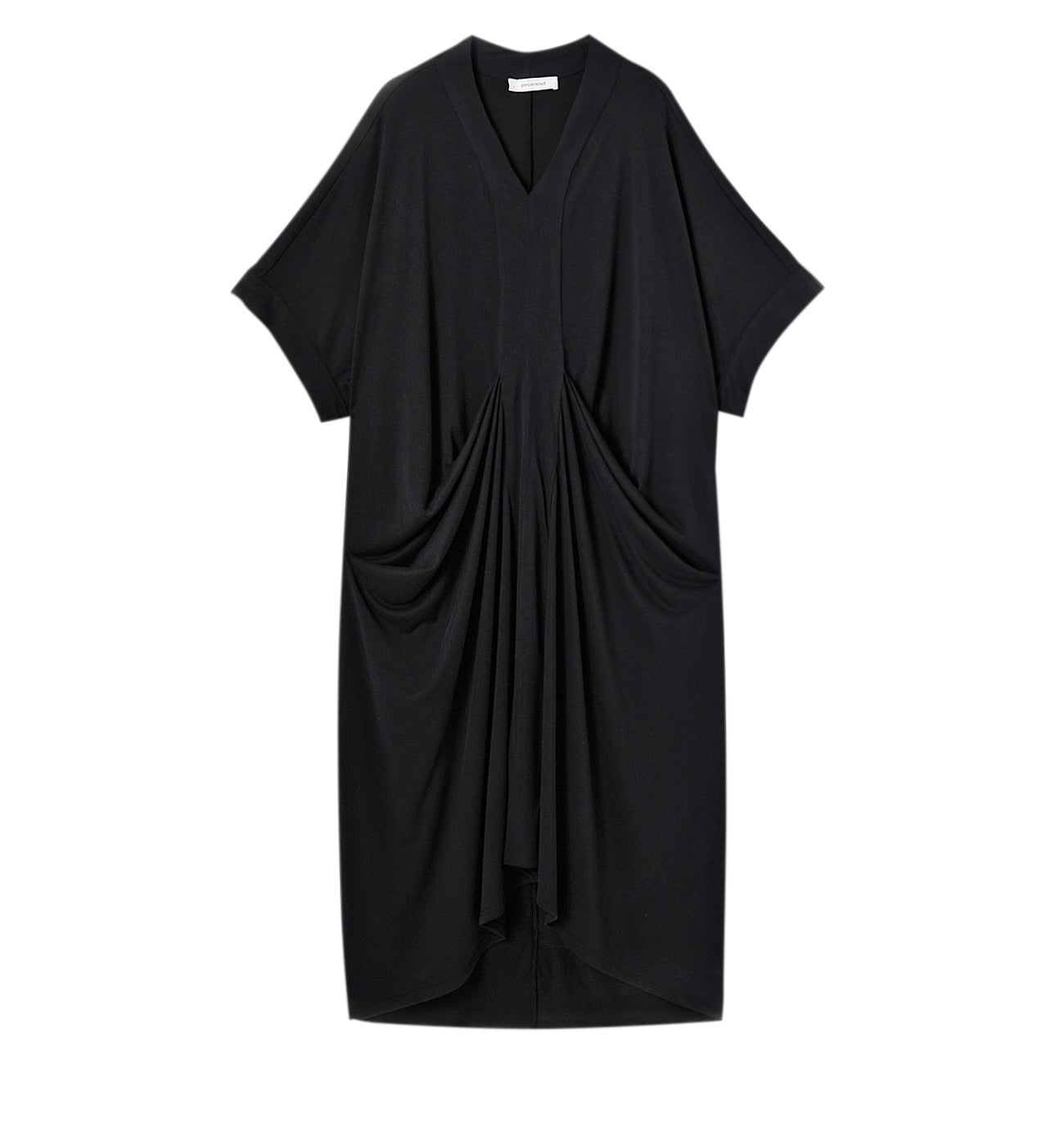 Robe caftan unie Femme - Noir