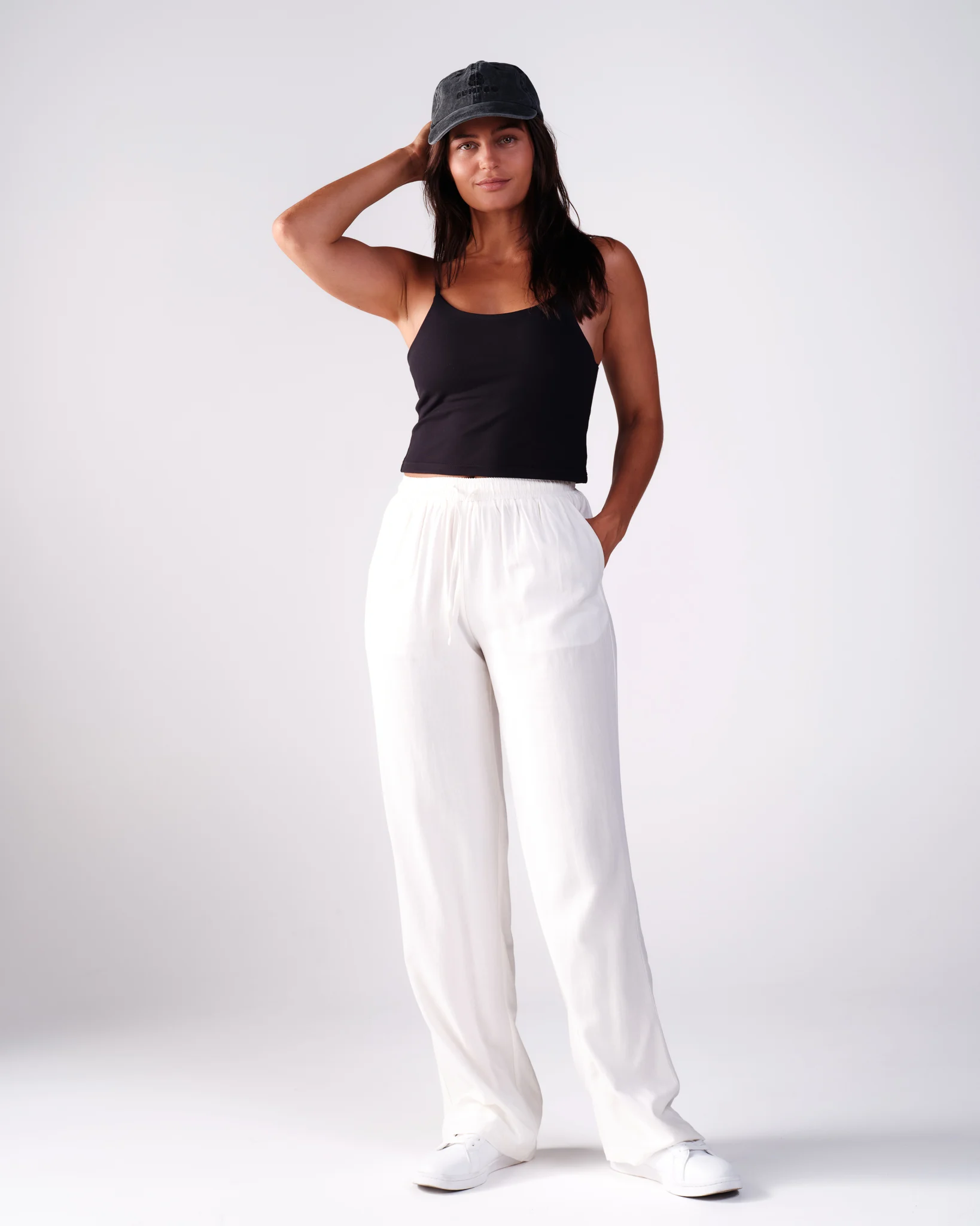 Weightless Lisa Linen Mix Trousers Off White