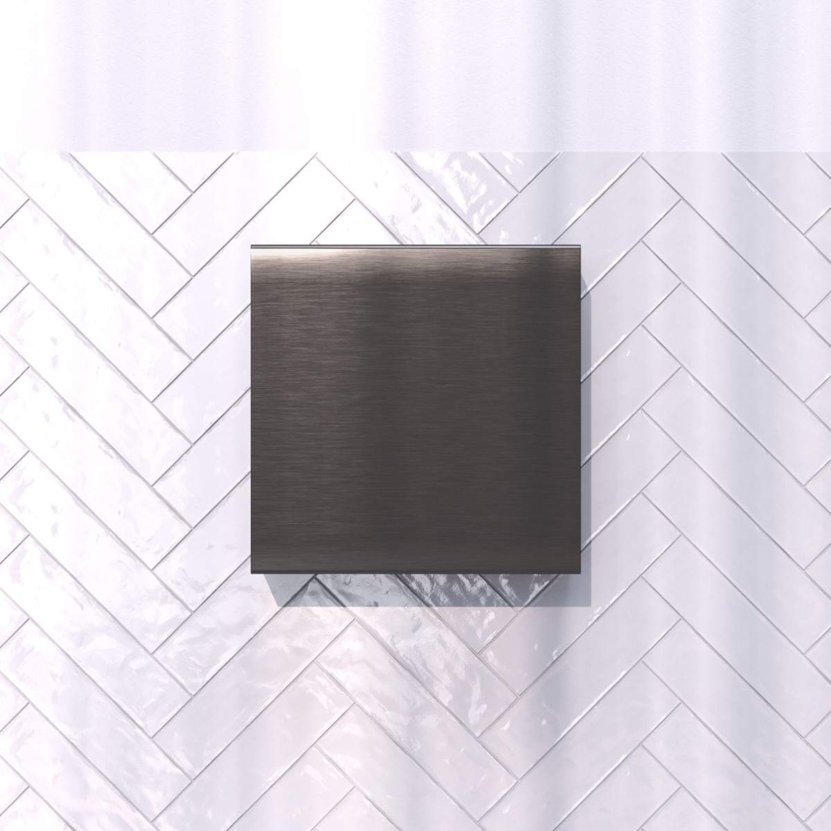 Brauer Gunmetal Edition opbouwnis met verborgen opbergruimte gunmetal geborsteld PVD