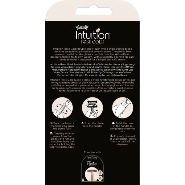 Intuition Rose Gold Rasierhobel