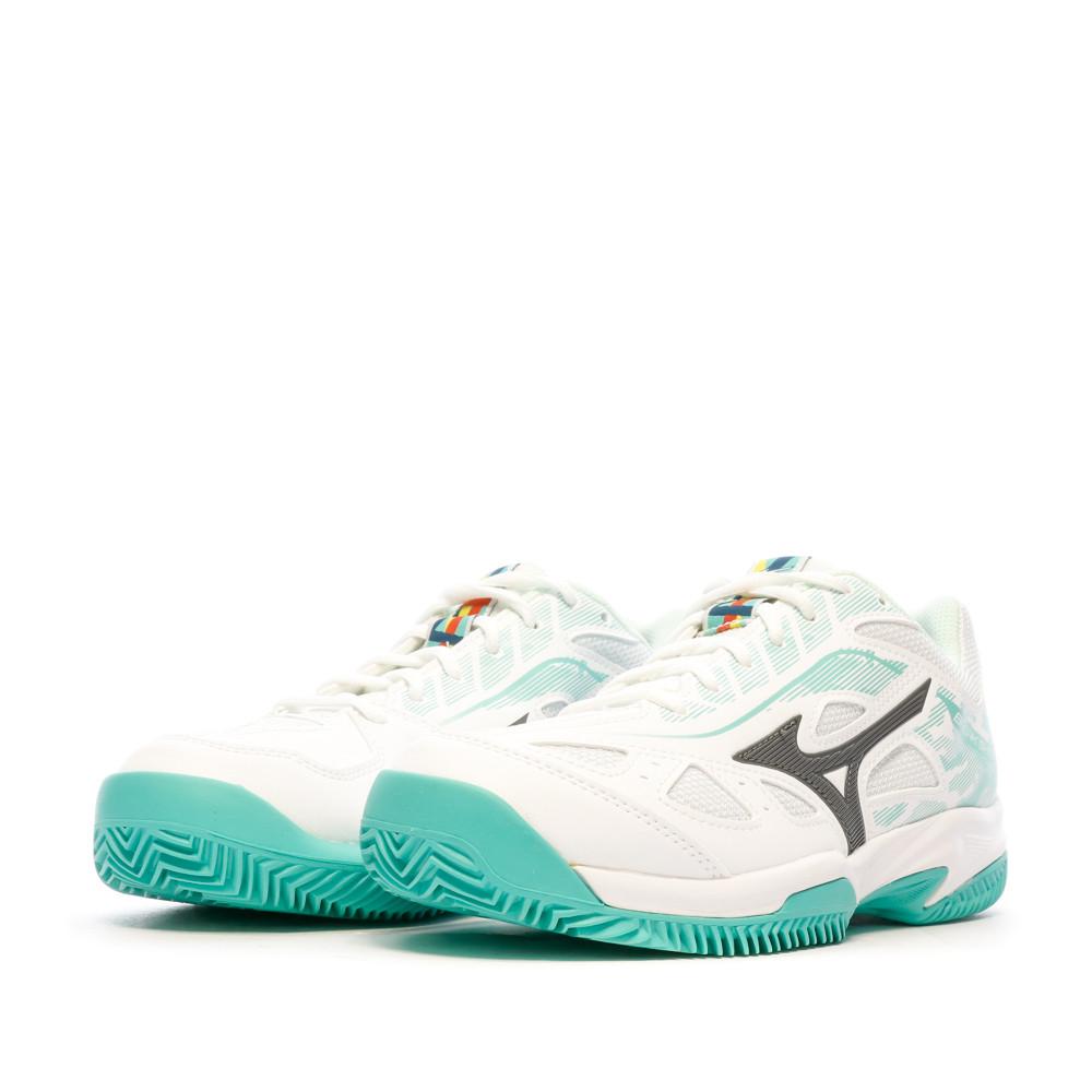 Mizuno Chaussures de Padel Blanches Femme Mizuno Break Shot