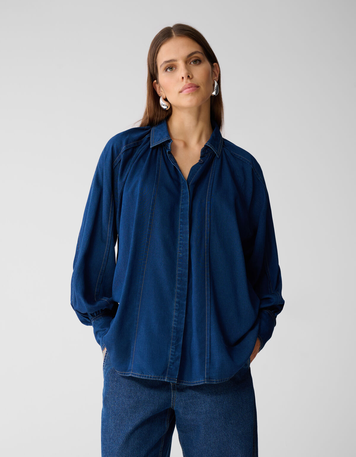Stitch Blouse Blauw By Mieke