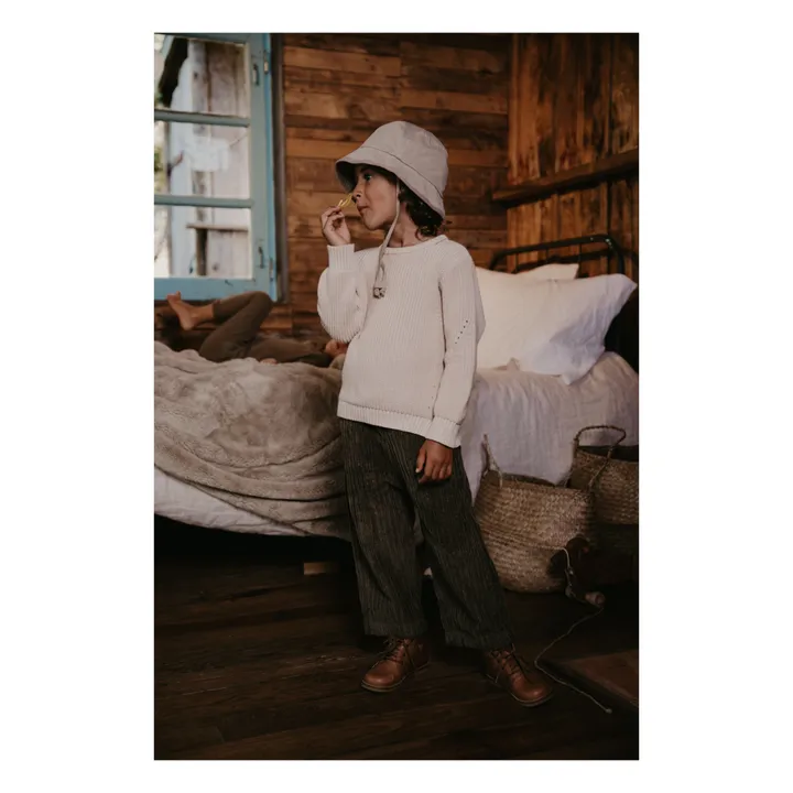 The Simple Folk Pull Col Rond Coton Bio | Beige