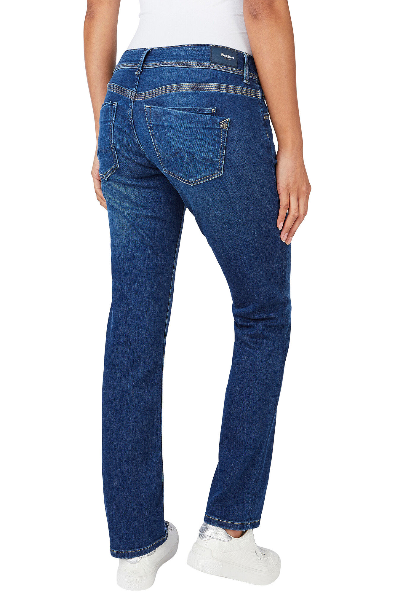 Calça jeans reta