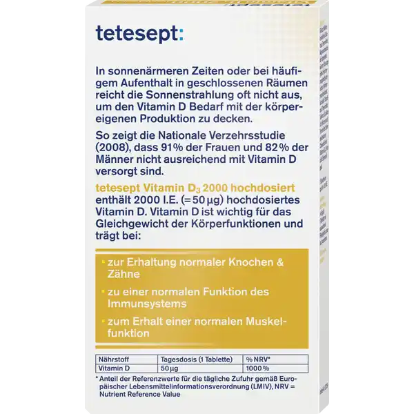 Vitamin D3 2000 hochdosiert