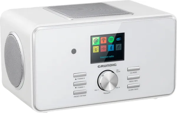Grundig DTR 6000 X, Bærbar, Analog & digital, DAB , FM, PTY, 8 W, TFT