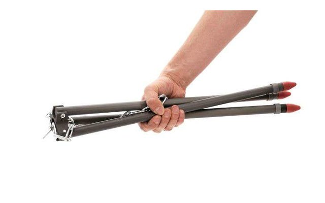 Robens Aluminiumständer mit Teleskopstange grau 120 cm