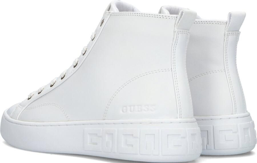 GUESS -- Invyte Hoge sneakers Leren Sneaker Dames Wit