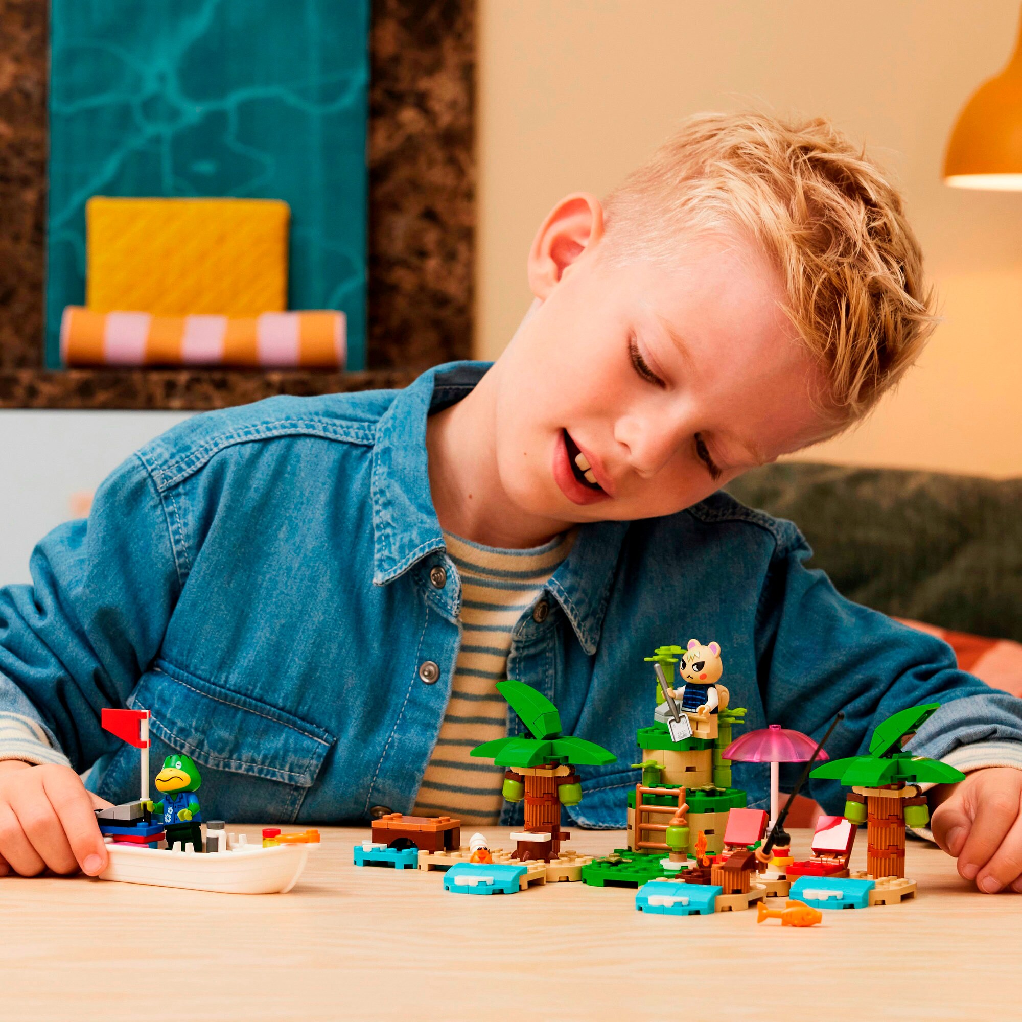LEGO Konstruktionsspielzeug Animal Crossing Käptens Insel-Bootstour