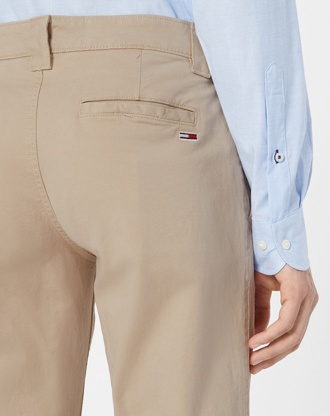 Tommy Jeans Pantalon chino Scanton beige clair