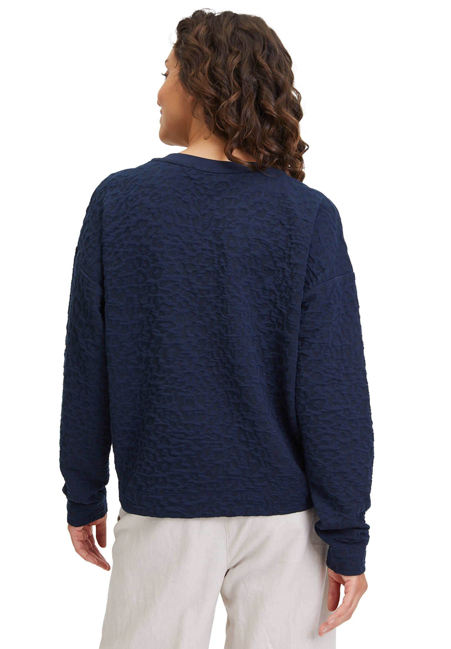 Betty & Co| Damen Sweatpullover mit Struktur