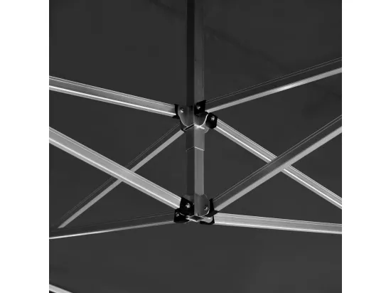 Tente de réception pliable à parois Aluminium 4,5x3m Anthracite