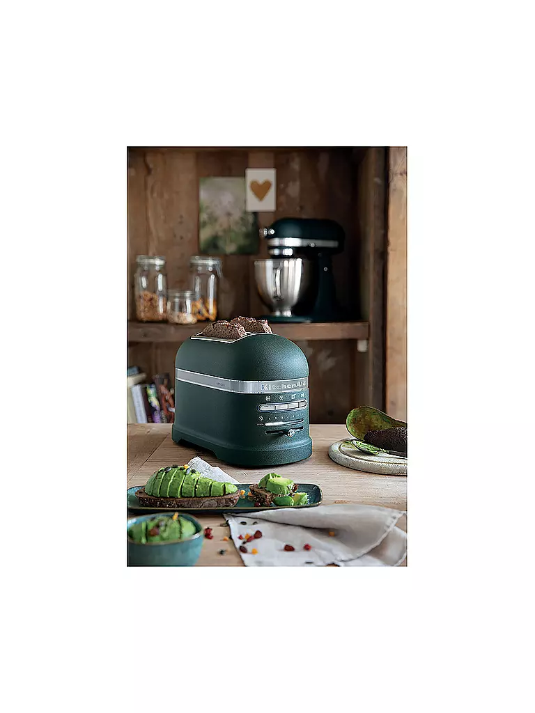 KITCHENAID 2 Scheiben Toaster Artisan 5KMT2204EPP Pepple Palm dunkelgrün
