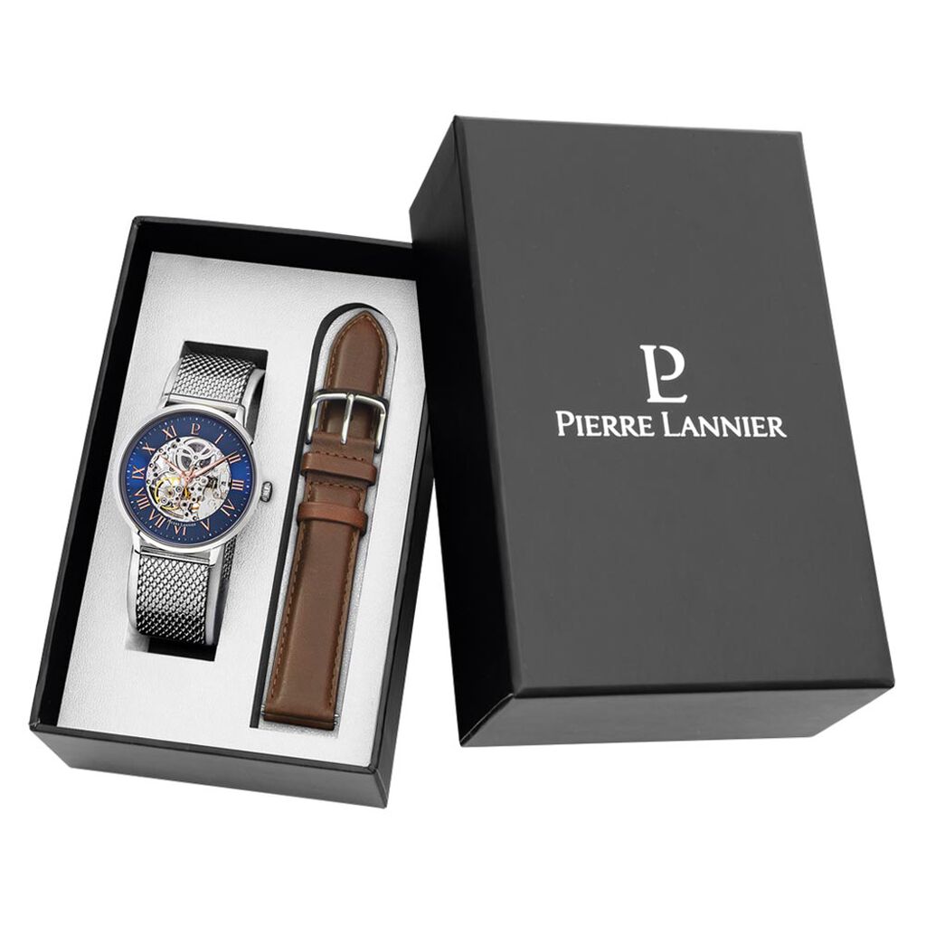 Coffret De Montre Pierre Lannier Automatic Bleu