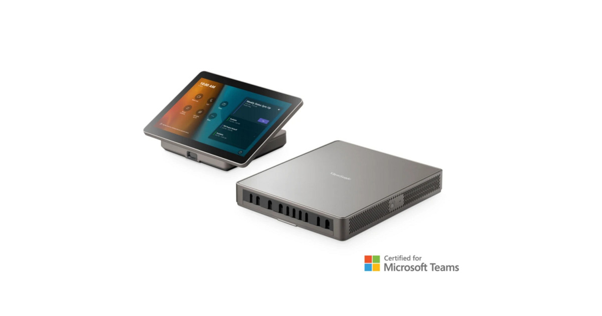 ViewSonicComputing Engine en Touch Console voor Microsoft Teams Rooms conferentiesysteem  (Zwart, LAN)
