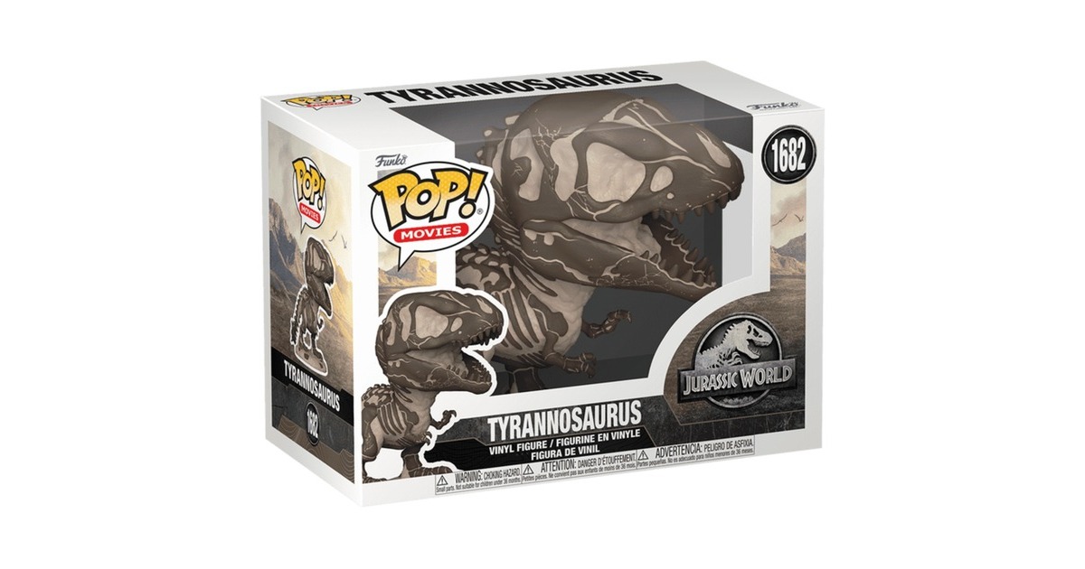FunkoPop! Movies Jurassic World - Tyrannosaurus Rex (Fossil) Speelfiguur