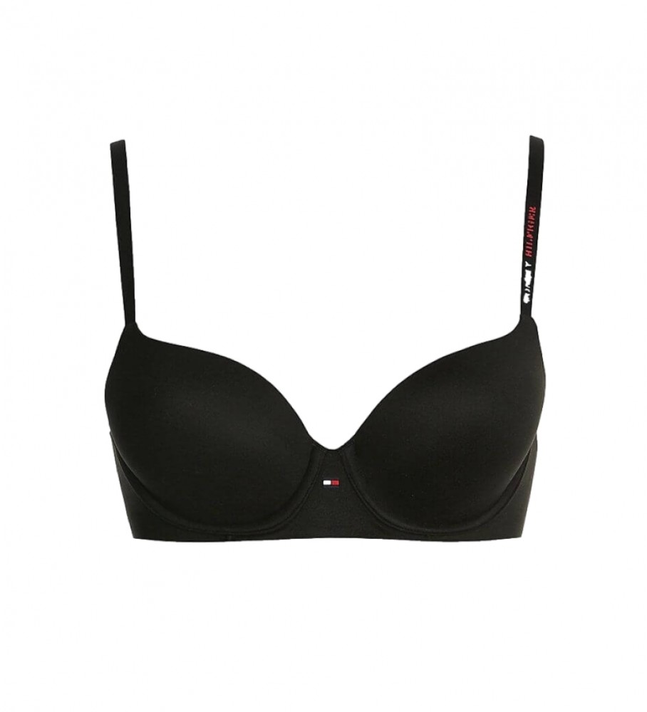 Sutiã Tommy Hilfiger Ultra Soft Preto Meia Taça