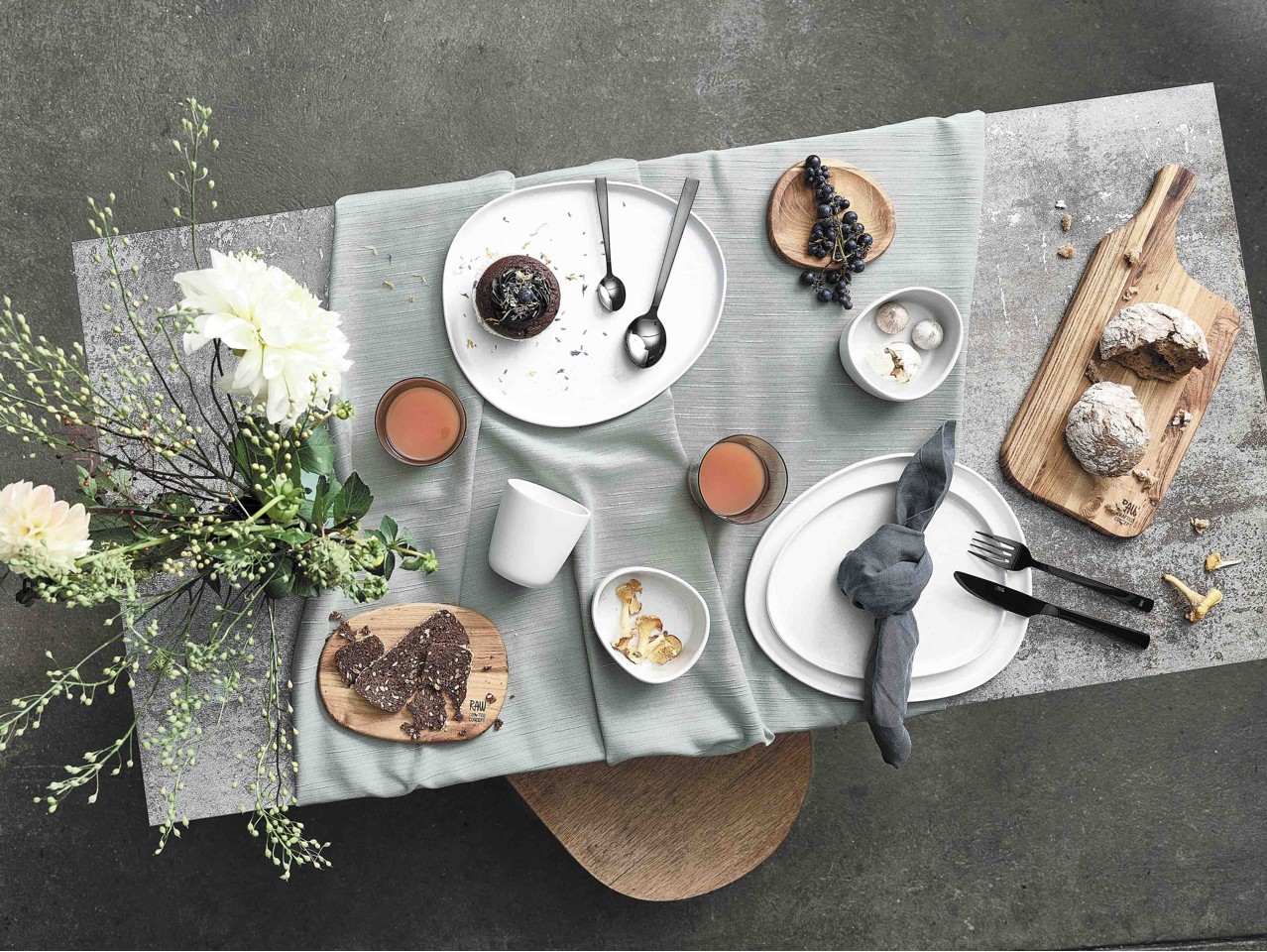 RAW - Arctic White - middagstallerken - 2 stk